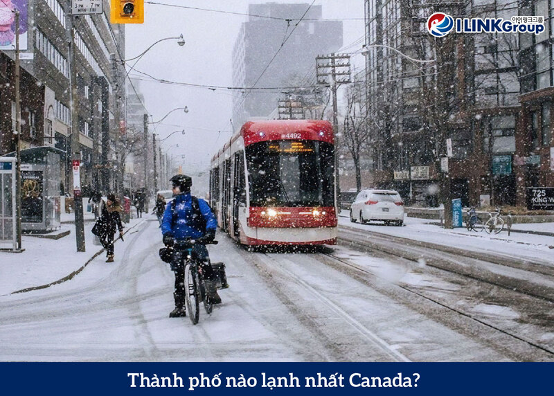Thành phố nào lạnh nhất Canada?